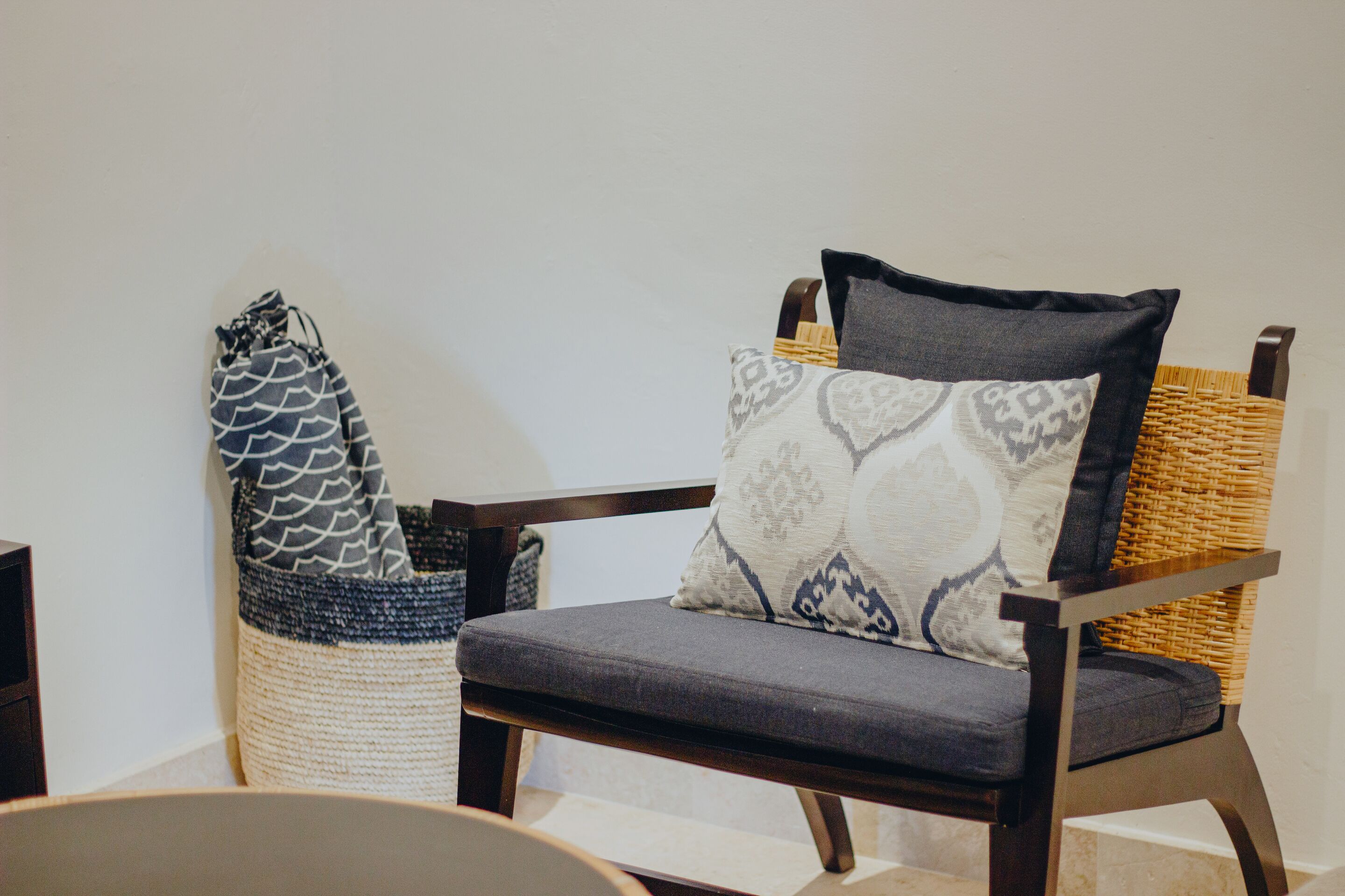 two bedroom apartment | living area | lcd tv