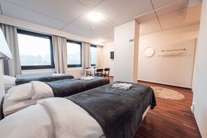 Standard Triple Room | Premium bedding, desk, iron/ironing board, free WiFi - Forenom Aparthotel Lahti (Lahti)