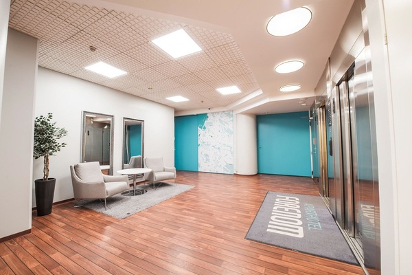 Lobby sitting area