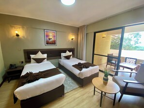 Standard Twin Room | Premium bedding, laptop workspace, soundproofing, WiFi (free) - Park Place Hotel (Nairobi)