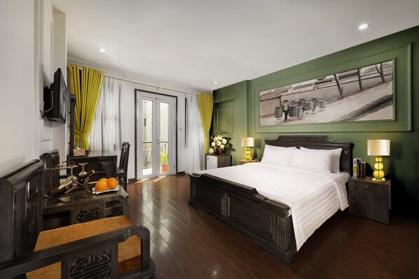 Pillowtop-Betten, Minibar, Zimmersafe, individuell dekoriert