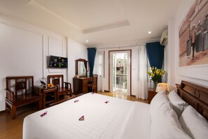 Premium-Doppel- oder -Zweibettzimmer, Nichtraucher, Stadtblick | 1 Schlafzimmer, Pillowtop-Betten, Minibar, Zimmersafe