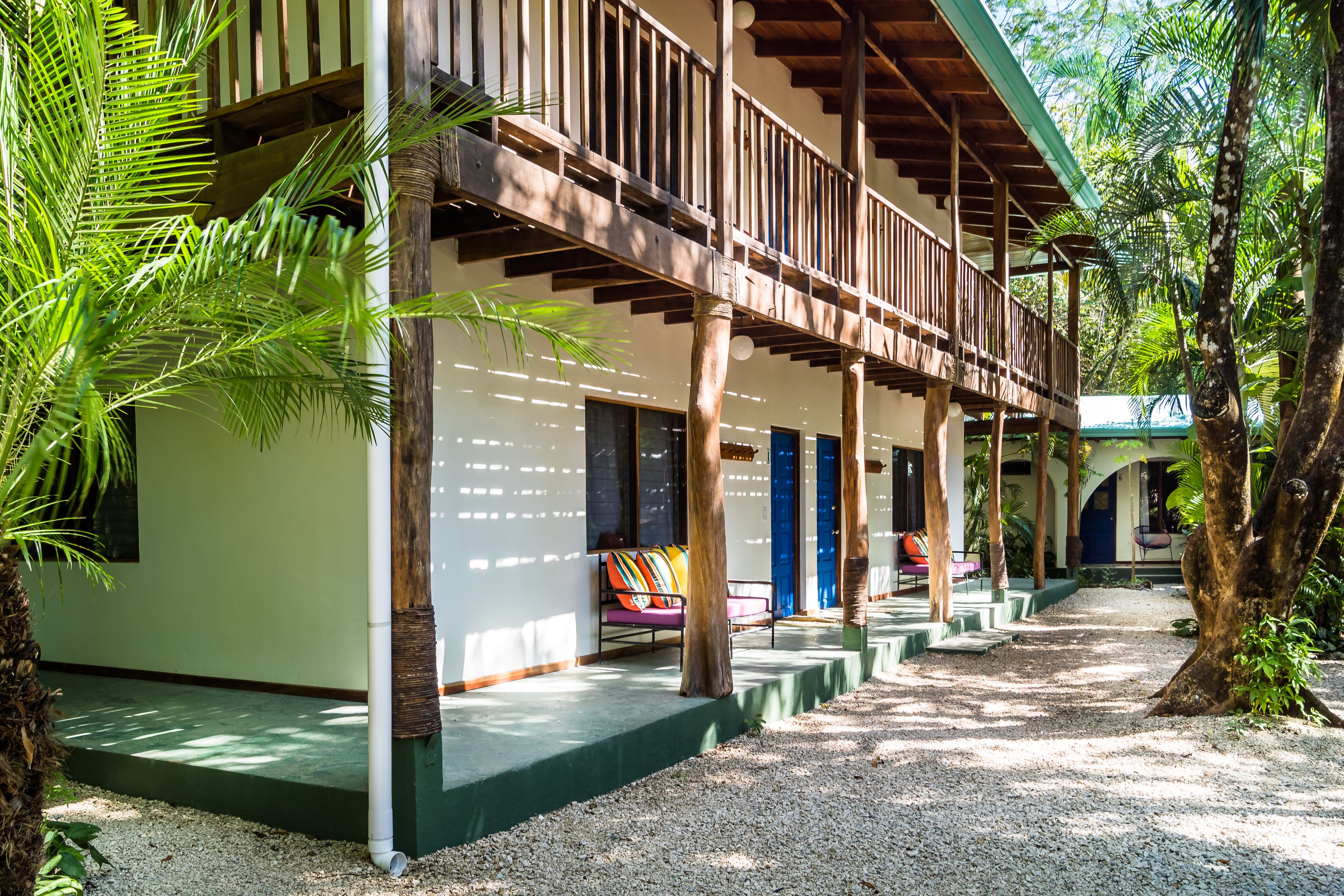 outdoor banquet area