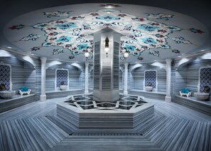 Couples treatment rooms, sauna, steam room, Turkish bath - Shamakhi Palace Sharadil Hotel (Samaxi)