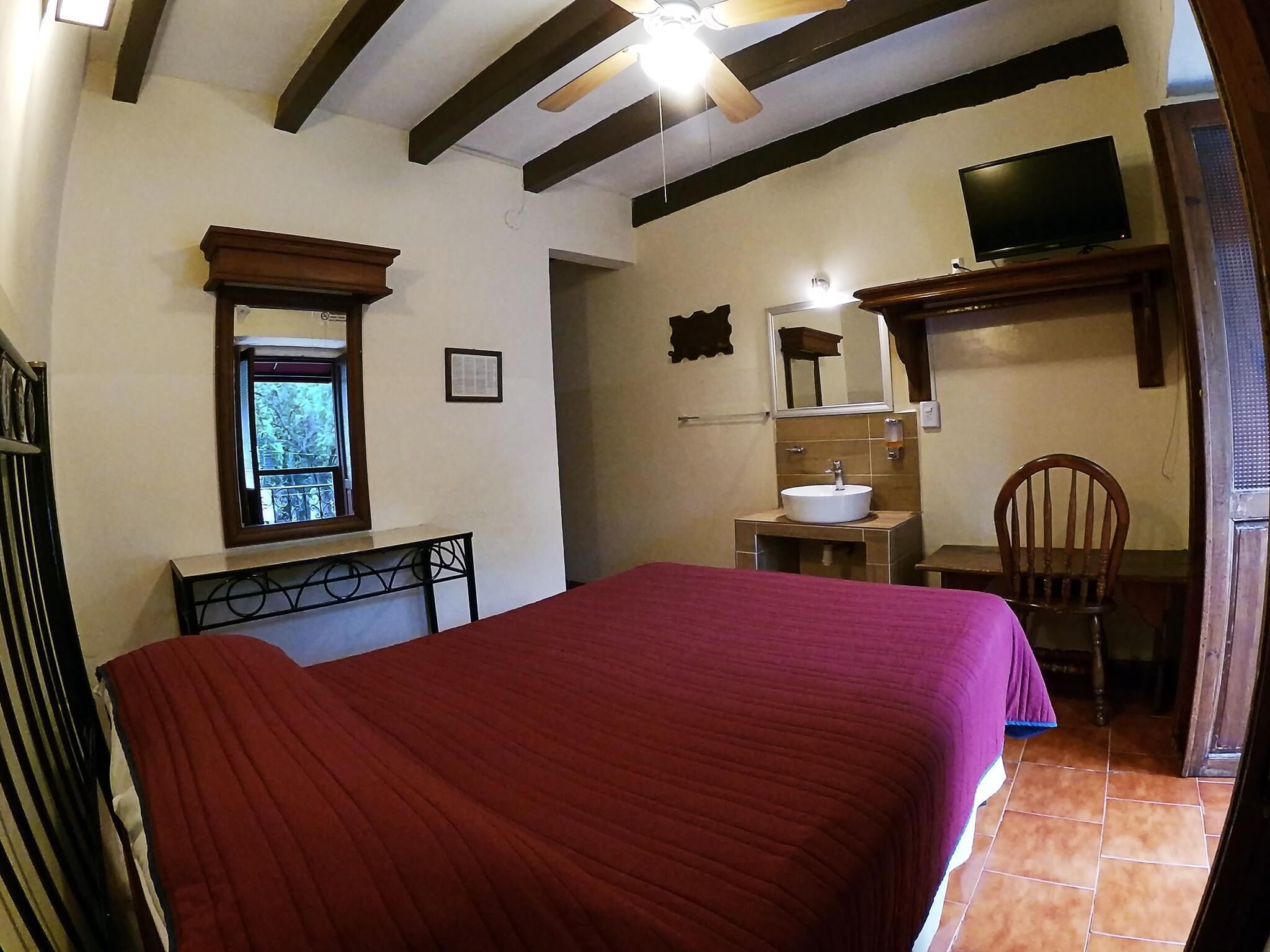 Down comforters, iron/ironing board, free WiFi, bed sheets