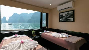 Couples treatment room(s), body treatments, hot stone massages