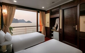 Habitación Deluxe, 1 cama doble o 2 individuales, balcón | Vistas al mar