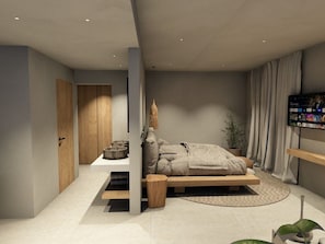 In-room safe, blackout curtains, soundproofing, iron/ironing board - Indigo Suites Collection Adults Only. (Hersonissos)