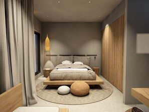 Caja de seguridad en la habitación, cortinas blackout y insonorización 