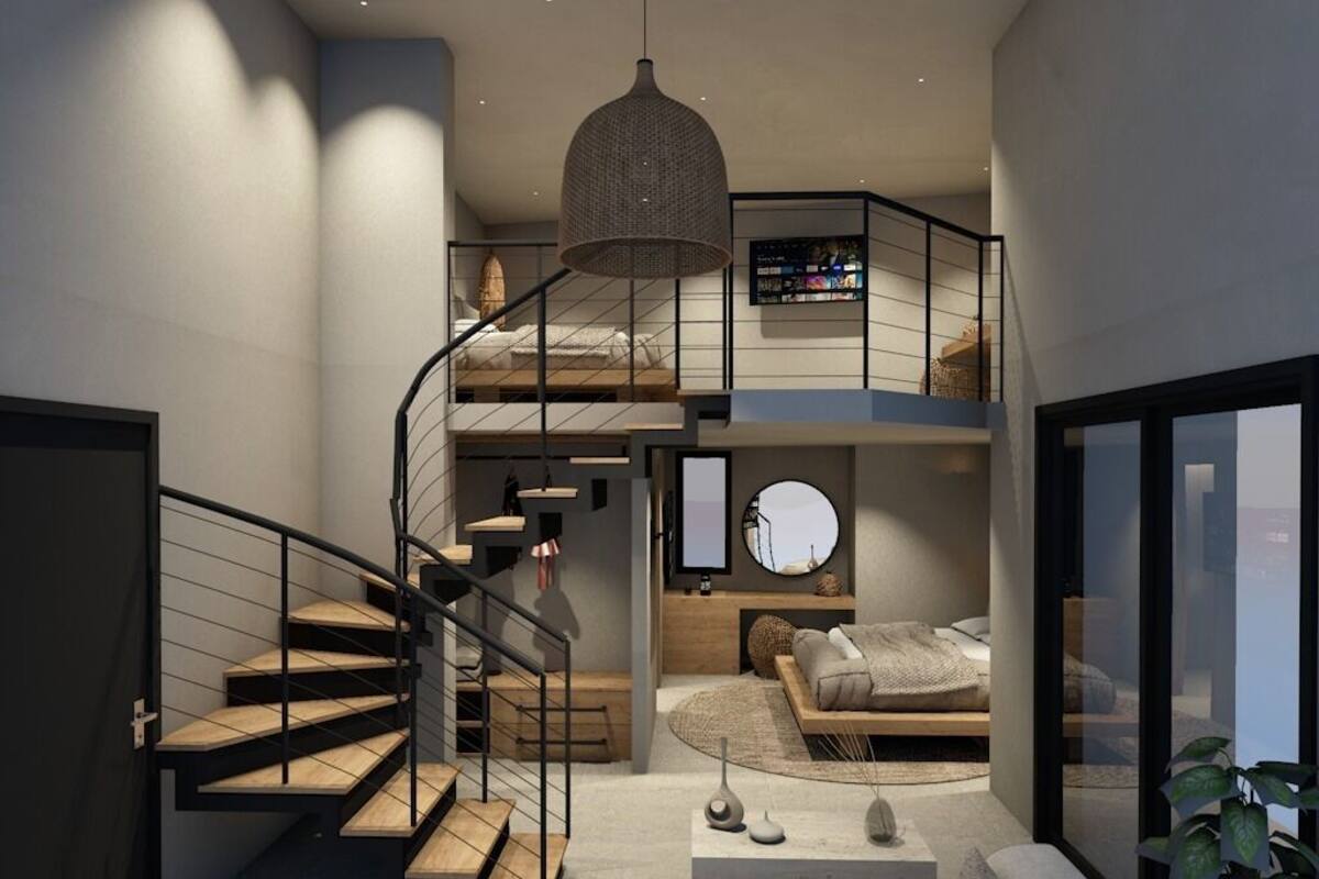 Maisonette suite | In-room safe, blackout curtains, soundproofing, iron/ironing board