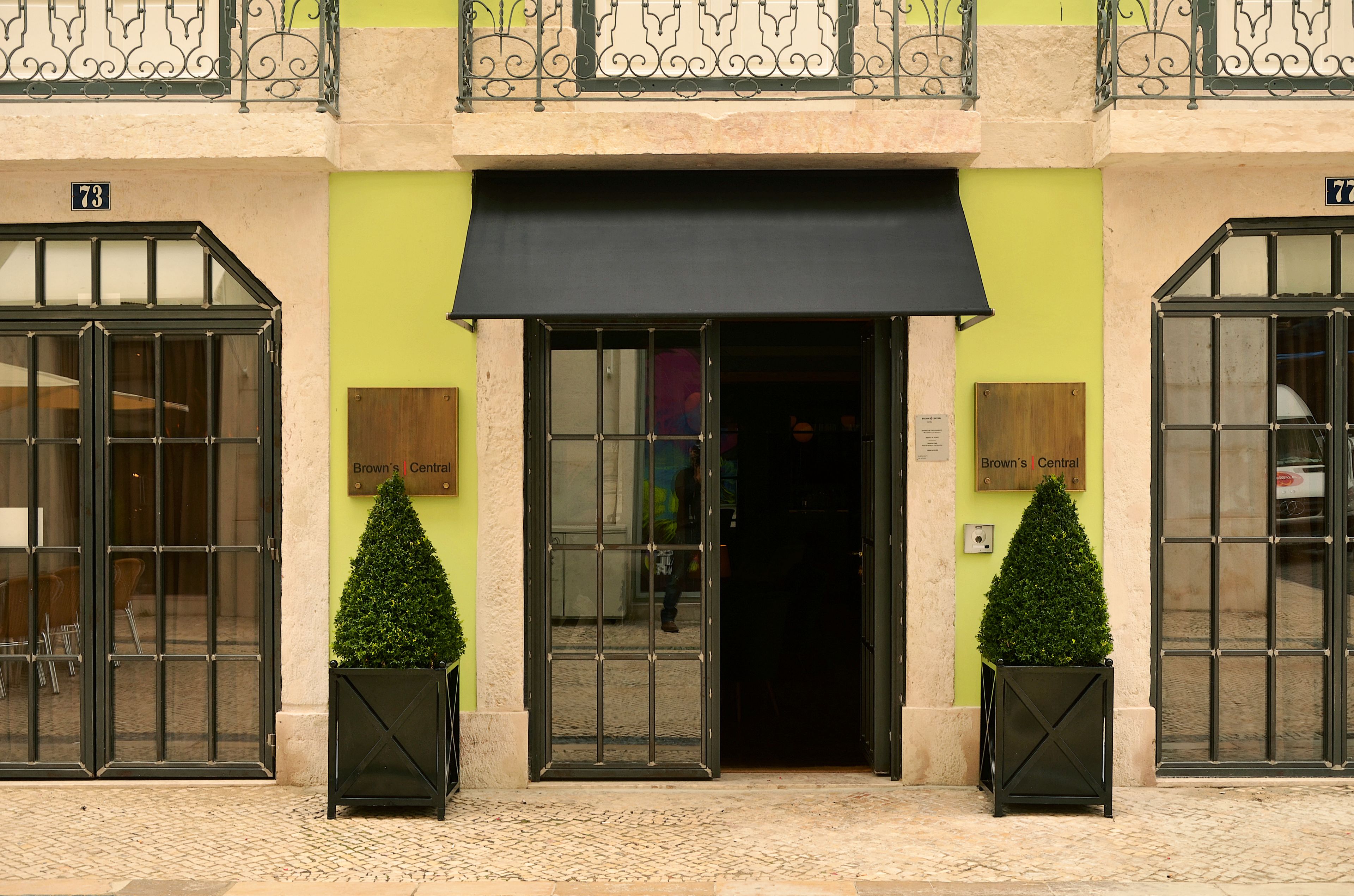 Entrada de la propiedad