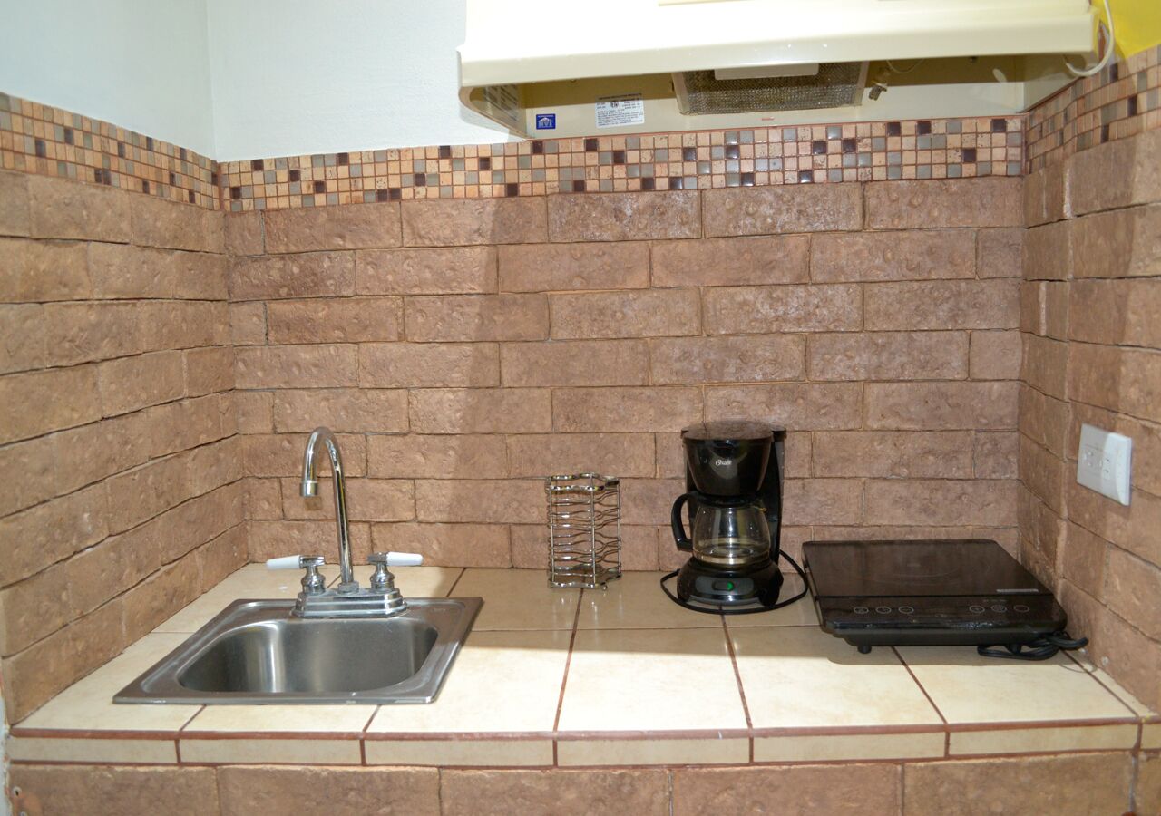 studio, 1 bedroom, garden view | private kitchen | mini-fridge, microwave, coffee/tea maker, dining tables