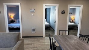 Suite, 3 Bedrooms, Non Smoking, Kitchen | Living area - The Coastal Inn and Suites (Long Beach)