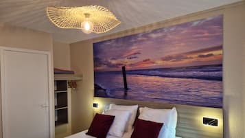 Kamar Double, Bebas Asap Rokok, balkon | Seprai premium, meja kerja, setrika/meja setrika, dan Wi-Fi gratis