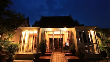 Front of property – evening/night