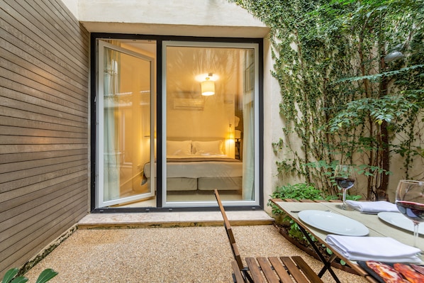Premium-Suite, Gartenblick | Blick auf den Garten