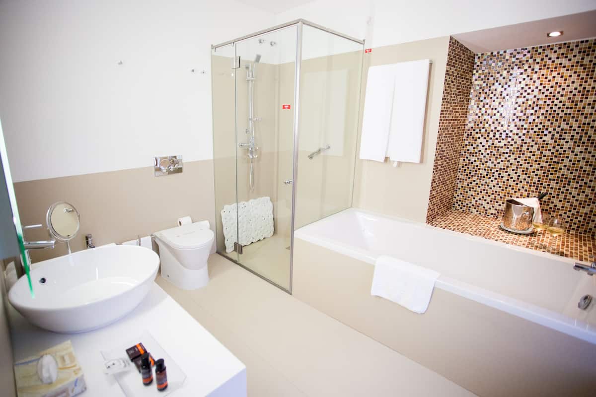 suite | bathroom | free toiletries, hair dryer, towels