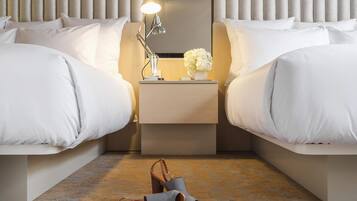 Luxury Double Room, 2 Queen Beds | Premium bedding, minibar, in-room safe, blackout drapes