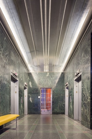 Interior entrance