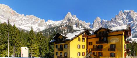 Voorkant van accommodatie