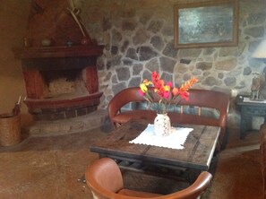 Lobby sitting area - Meson de San Antonio (Patzcuaro)