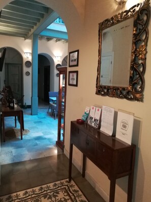 Interior entrance