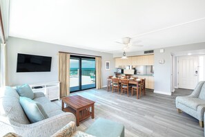 Large Balcony 2 bedroom (AS-C) | Living area | 50-inch flat-screen TV with cable channels, TV