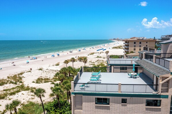 Large Balcony 2 bedroom (AS-C) | Terrace/patio - All Seasons Vacation Resort by Liberte' (Madeira Beach)