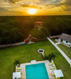 View from property - Hotel Hacienda Ticum (Tixkokob)