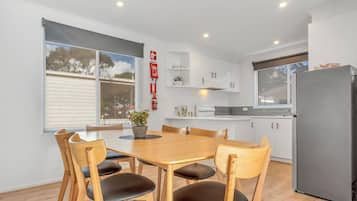 Two Bedroom Deluxe Villa | Private kitchen | Fridge, microwave, stovetop, coffee/tea maker