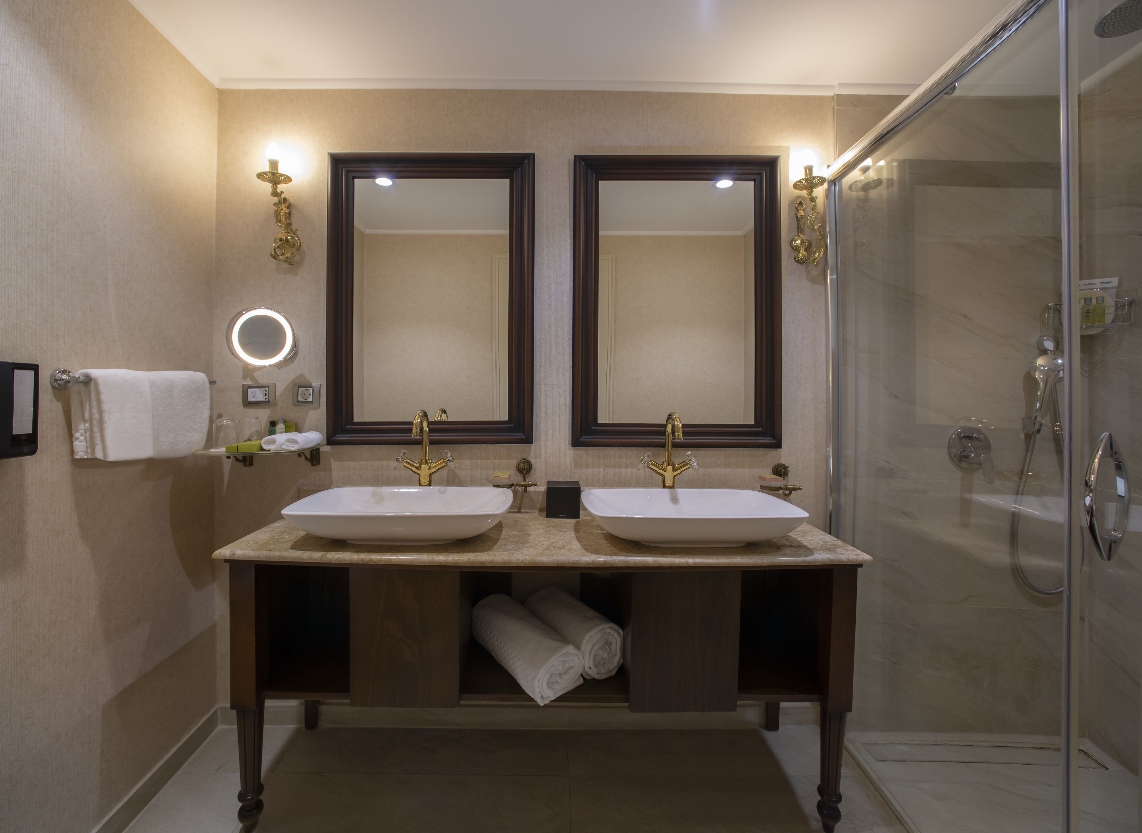 junior suite, 1 king bed | bathroom | shower, rainfall showerhead, free toiletries, hair dryer
