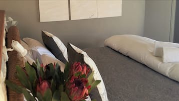 1 slaapkamer, lakens van Egyptisch katoen, donsdekens