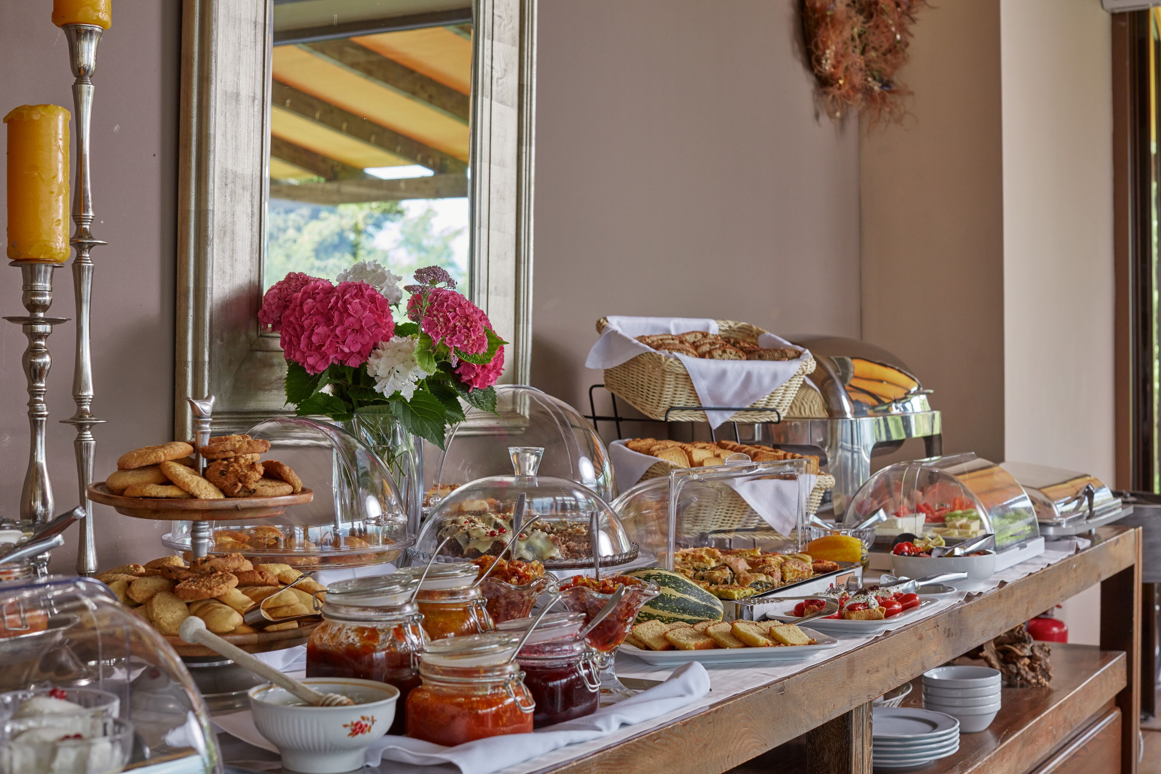 Frokostbuffé er inkludert hver dag