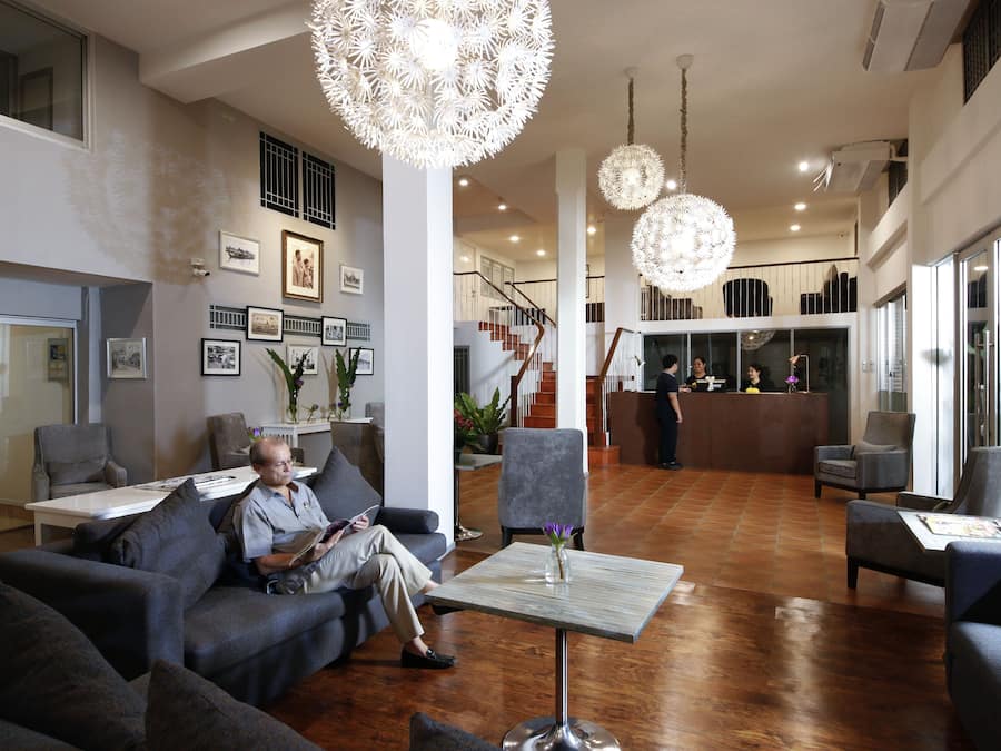 Lobby sitting area