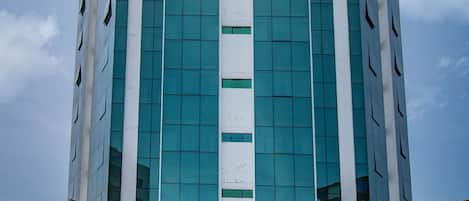 Majoituspaikan julkisivu