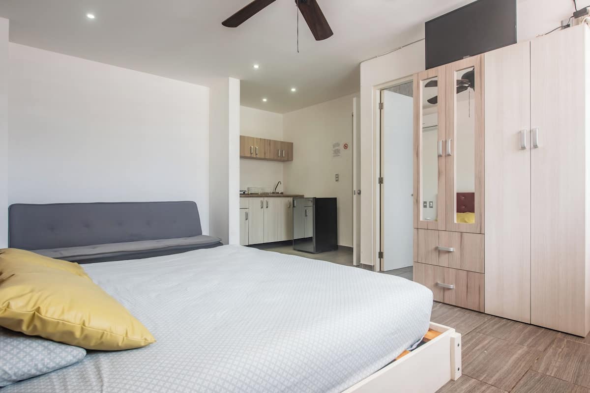 Studio | 1 slaapkamer, donzen dekbedden, individueel gedecoreerd
