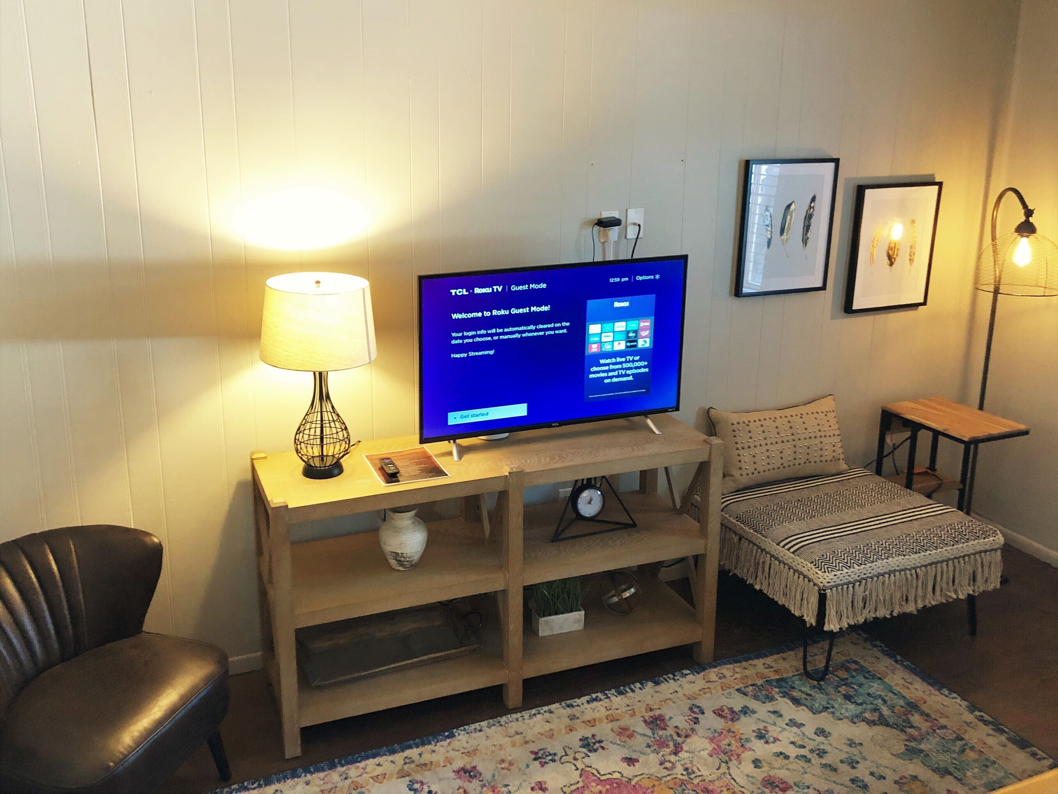 family suite, multiple beds | television