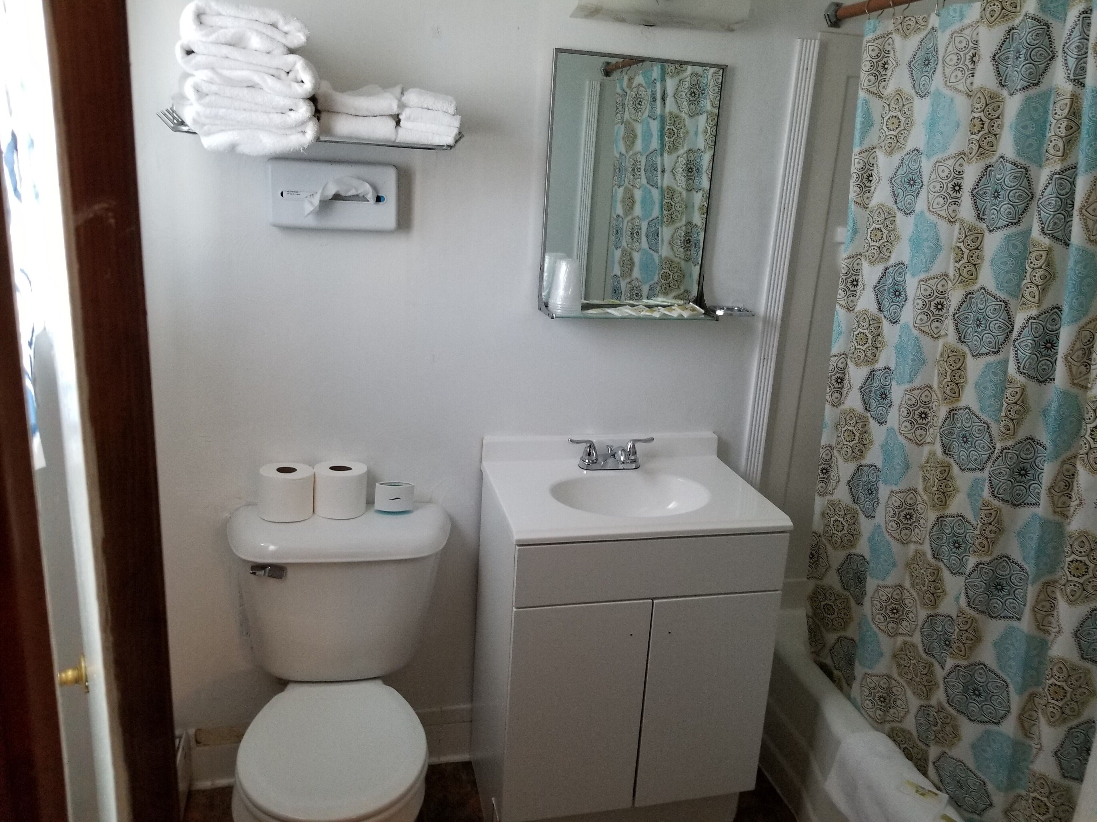 Basic Room | Bathroom | Combined shower/tub, hair dryer, towels