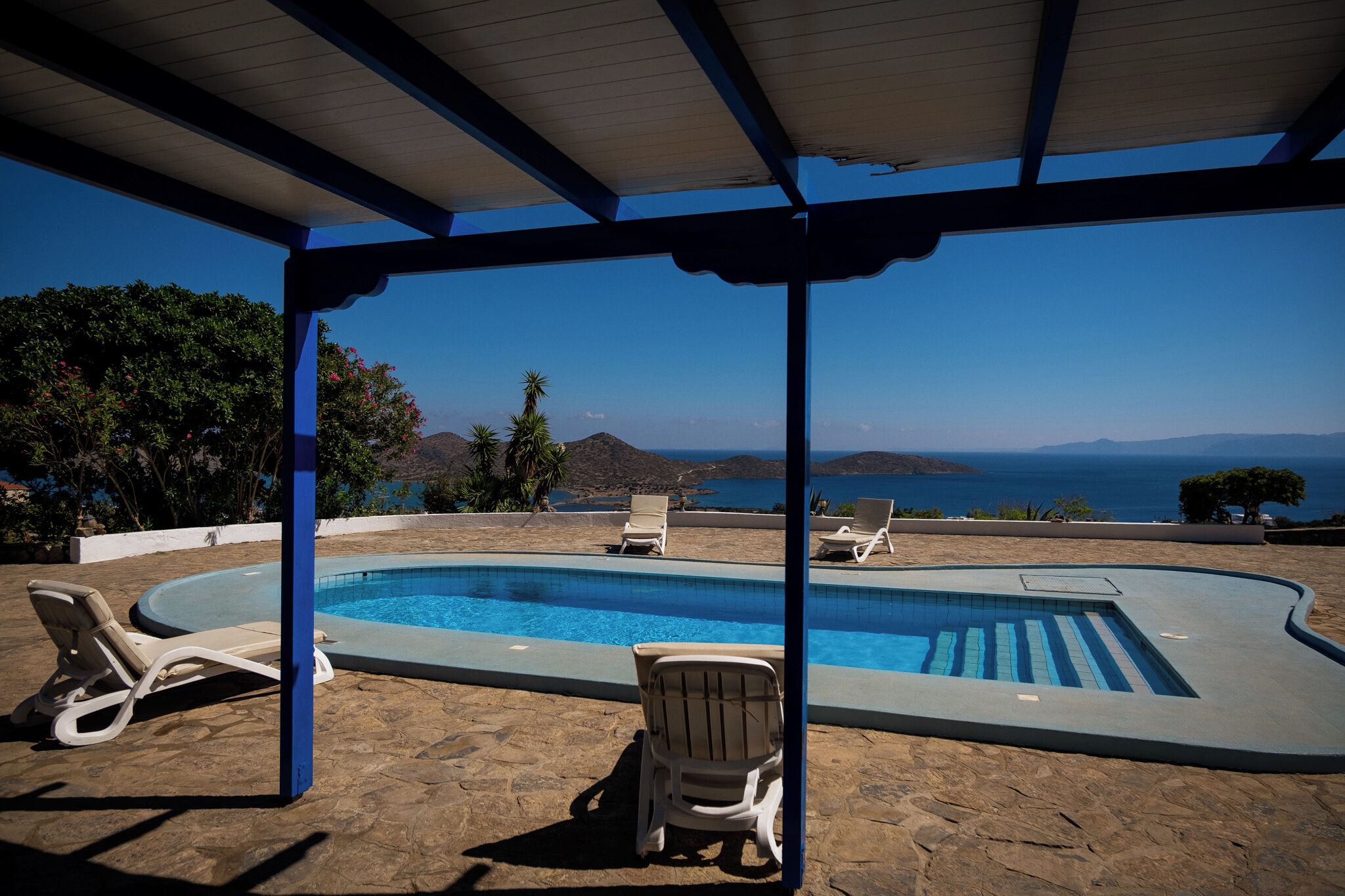 Villa, 2 slaapkamers (Seaview Villa Paul) | Hypoallergeen beddengoed, verduisterende gordijnen, geluiddichte muren