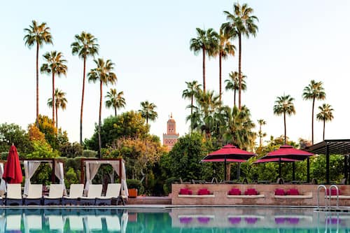 2 outdoor pools, open 10:00 AM to 6:00 PM, pool umbrellas, sun loungers