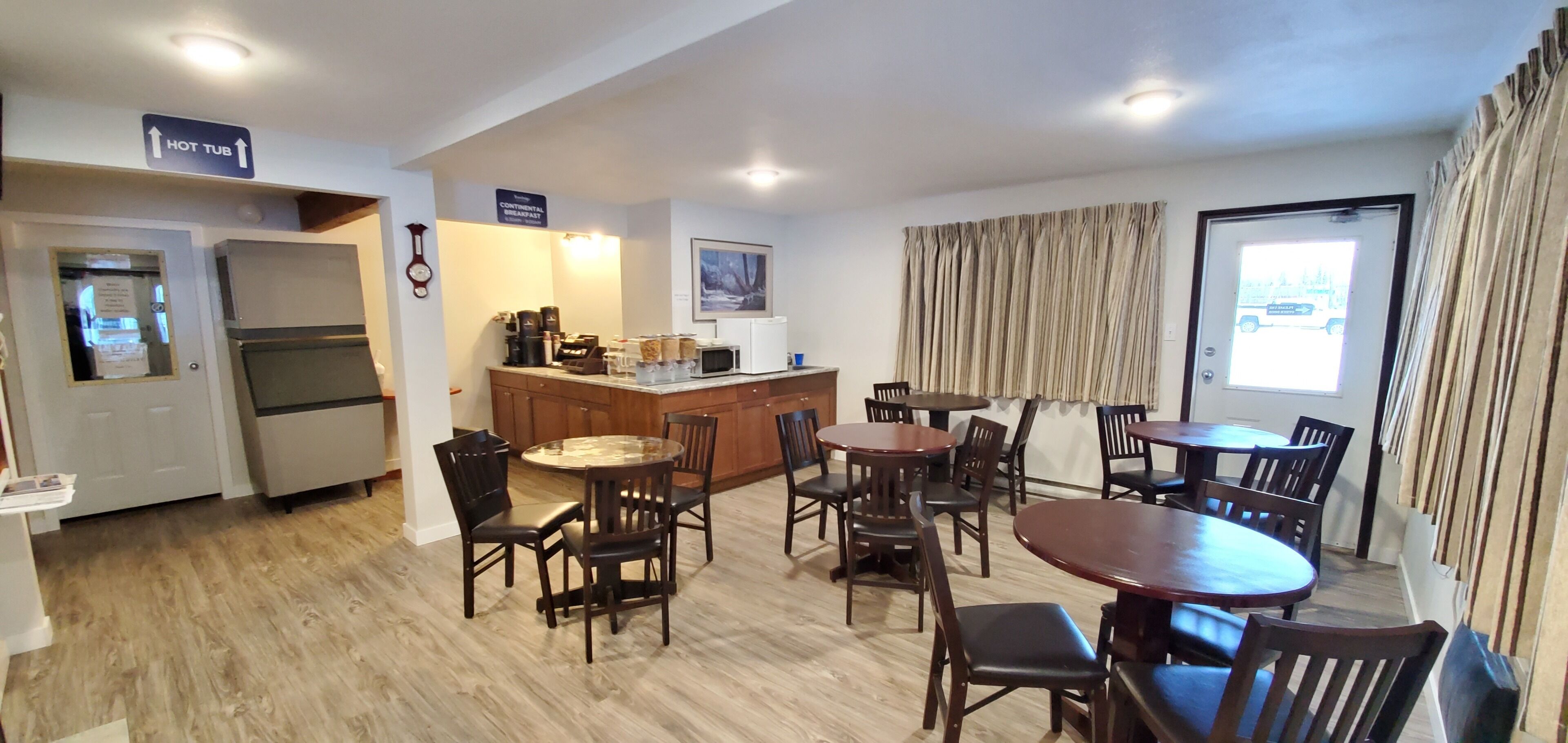 Kontinental frokost er inkludert hver dag