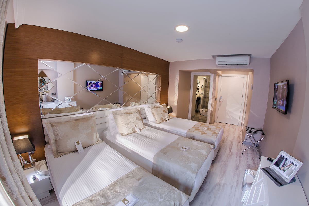 1 habitación, ropa de cama de alta calidad y minibar