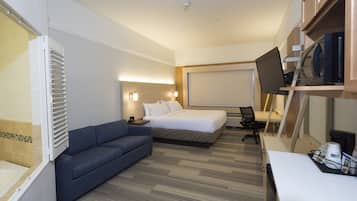 In-room safe, desk, laptop workspace, iron/ironing board