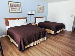 Standard Room, 2 Queen Beds, Non Smoking | Desk, blackout drapes, iron/ironing board, free WiFi - Budget Inn Express (Sheridan)