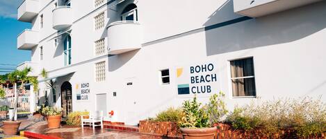 Overnatningsstedets facade