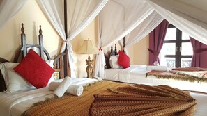 Tvåbäddsrum Deluxe | Minibar, individuell inredning, unika möbler och strykjärn/strykbräda