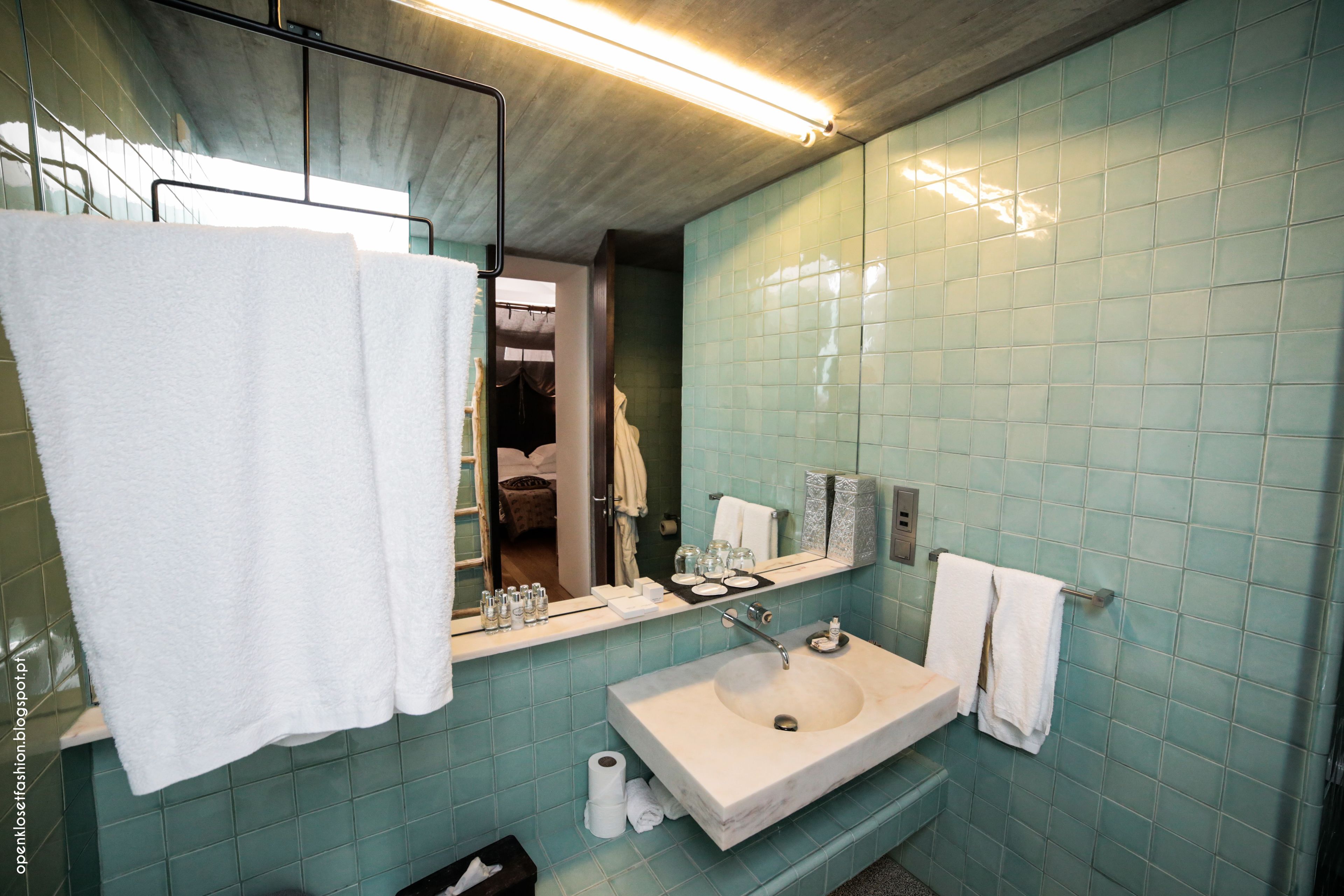 superior double room | bathroom | designer toiletries, hair dryer, bathrobes, slippers