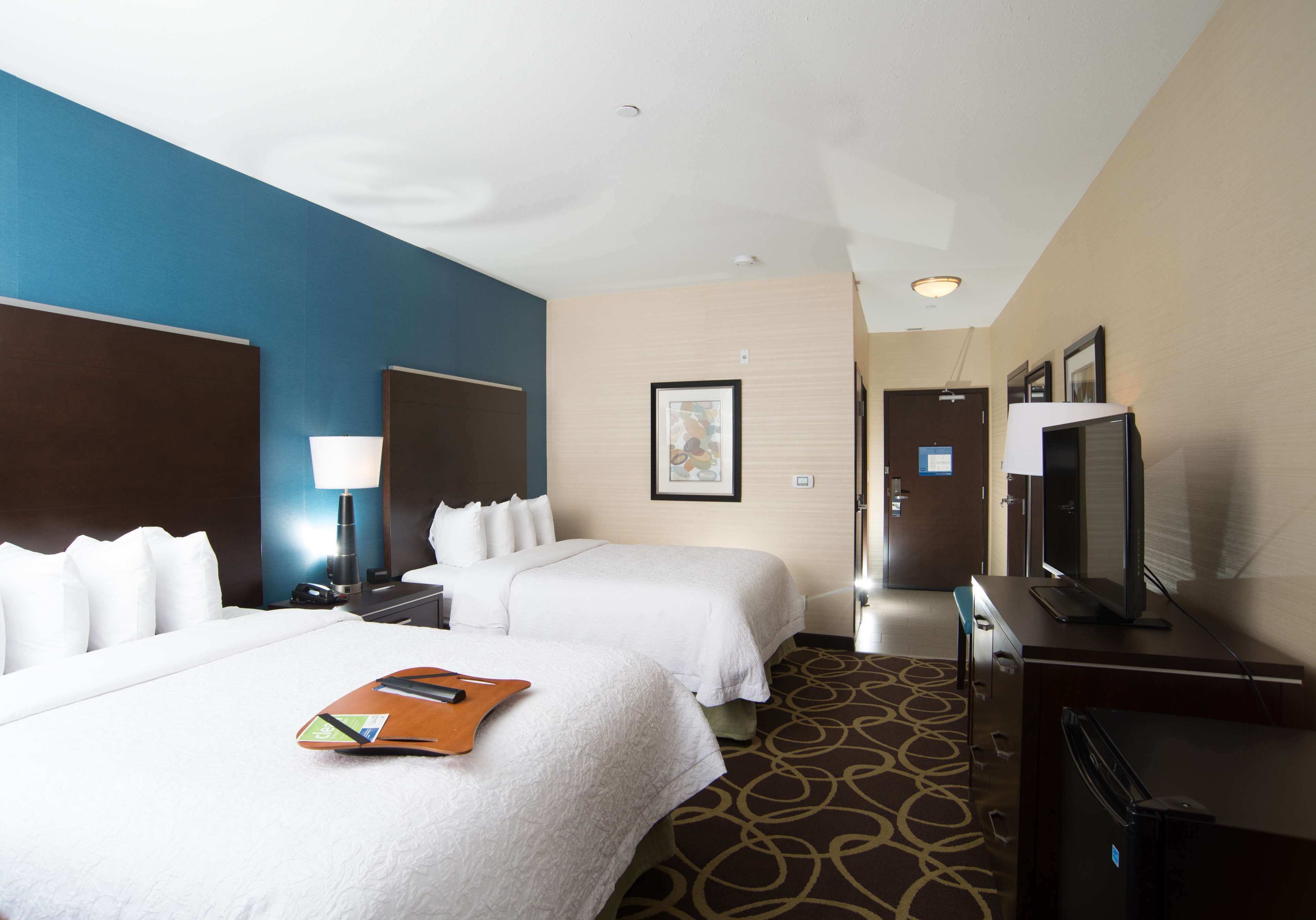 room, 2 queen beds | premium bedding, in-room safe, laptop workspace, blackout curtains