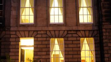 Front of property – evening/night