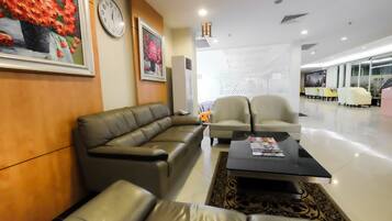 Sitteområde i lobbyen